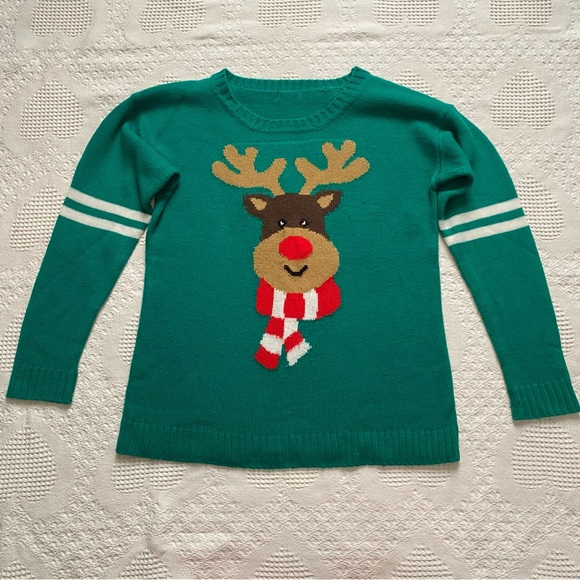 $5 or 3/$10 Reindeer ‘Ugly’ Christmas Sweater Size Large - Picture 1 of 2